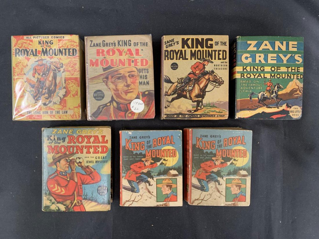 Big Little Book Lot of (7). Royal Mounted Police. (1 of 3)