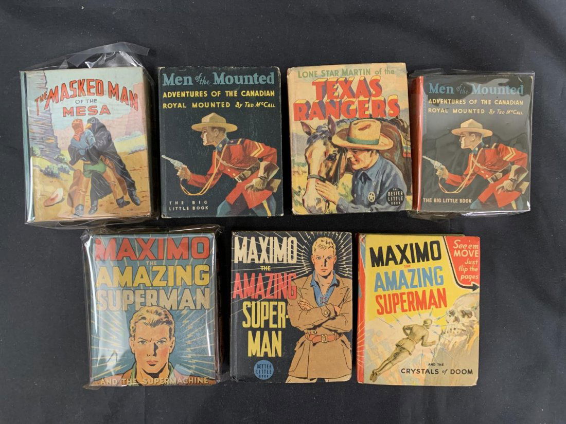 Lot of Big Little Books. (7) Adventure Related. (1 of 3)