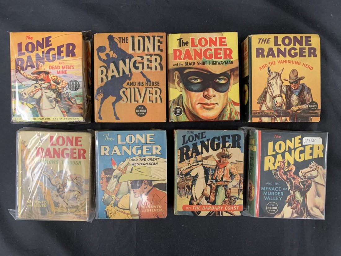 Big Little Book Lot. Lone Ranger. (1 of 3)