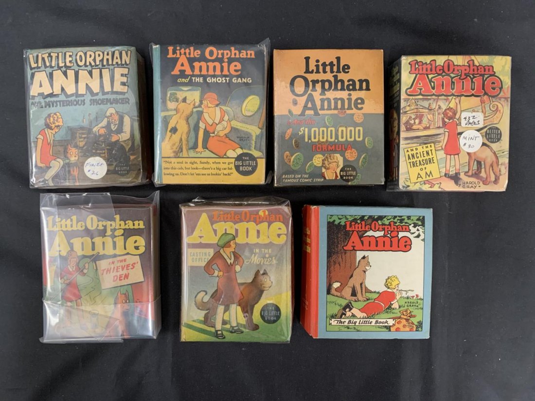 Big Little Book Lot. (7) Little Orphan Annie. (1 of 3)
