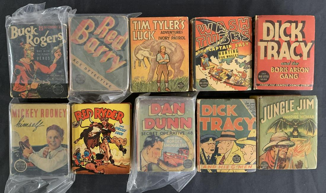 (10) Big Little Books, Assorted Titles (1 of 3)