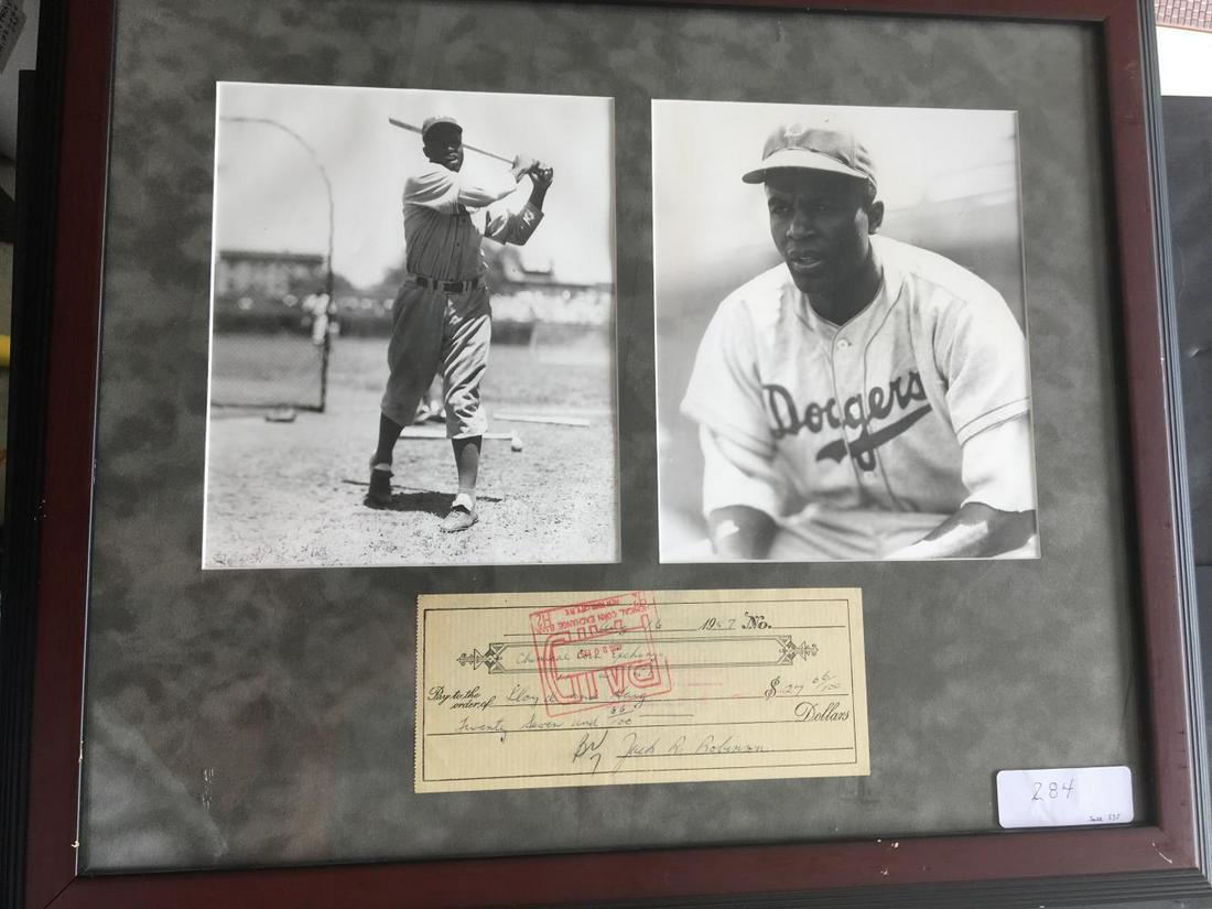 Jackie Robinson Check Signed. PSA (1 of 3)