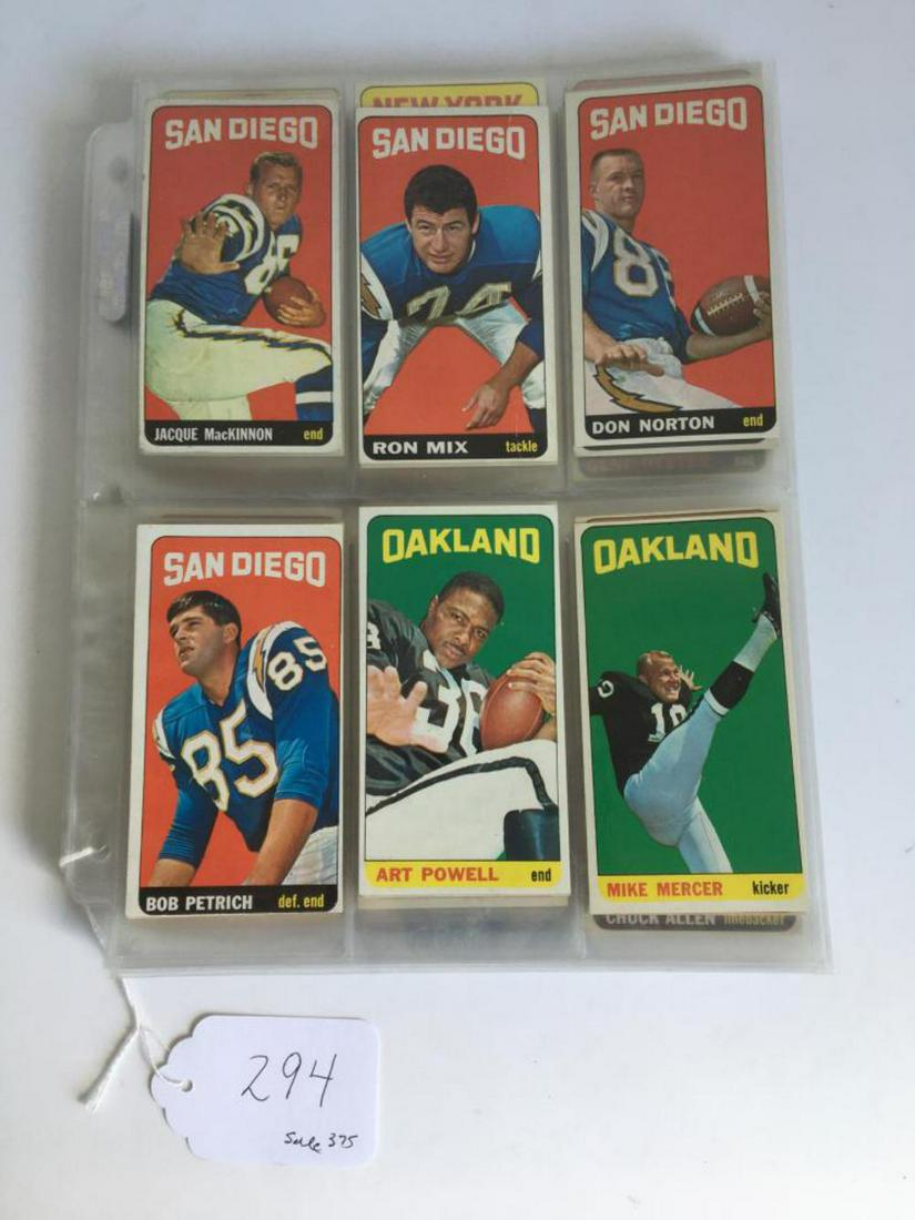 1965 Football Card. Group Estate Lot. (1 of 14)