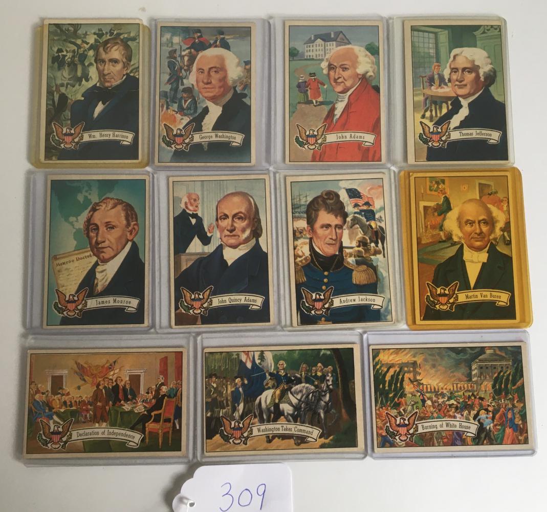 1952 Bowman Presidents. Complete Set. (1 of 4)