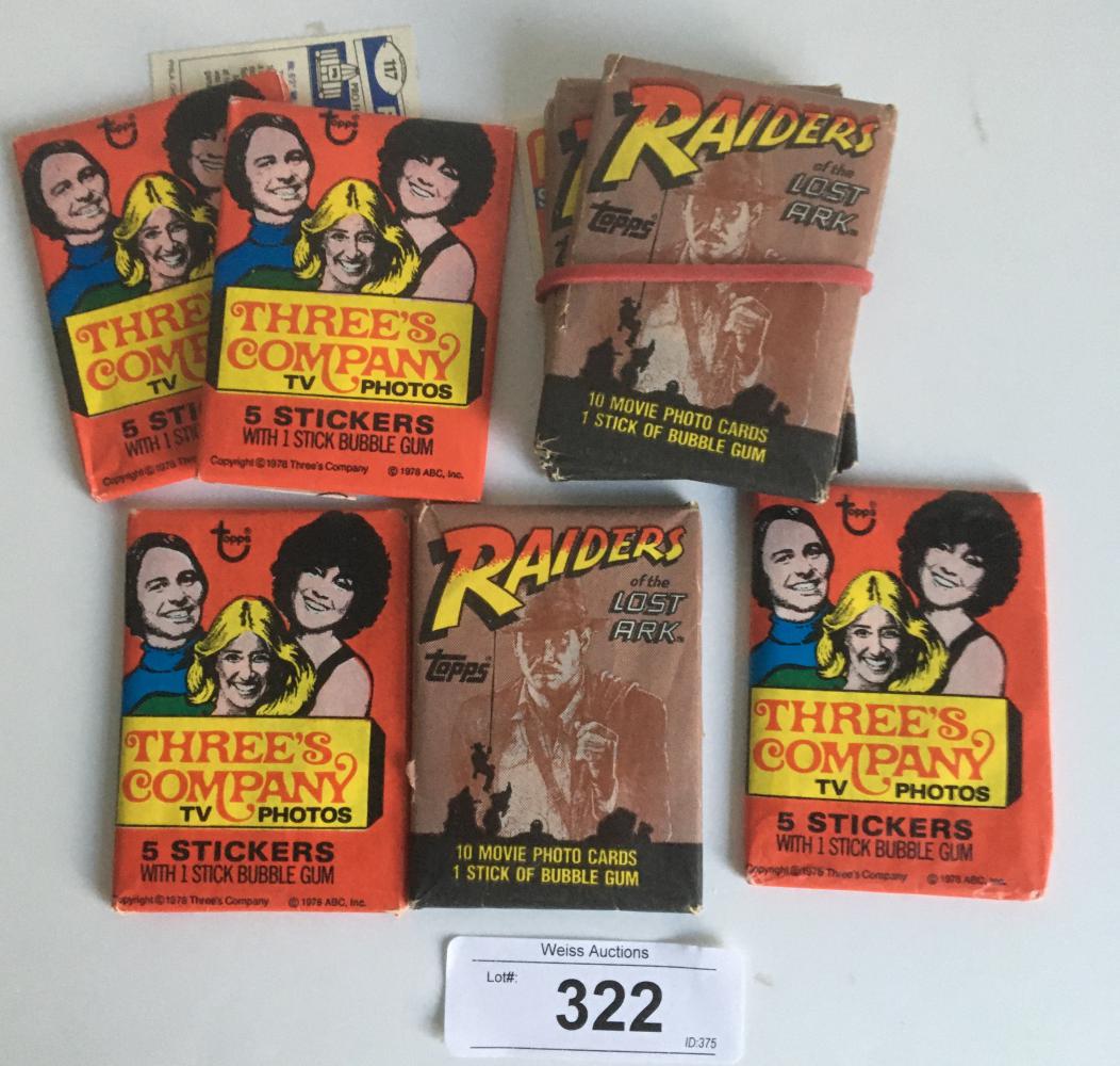 Balance of a Card Lot.: Includes Graded, Raw and Packs both Sports and Non Sport Cards. Includes 1933 Graded Indian Gum Cards and others. See Images
