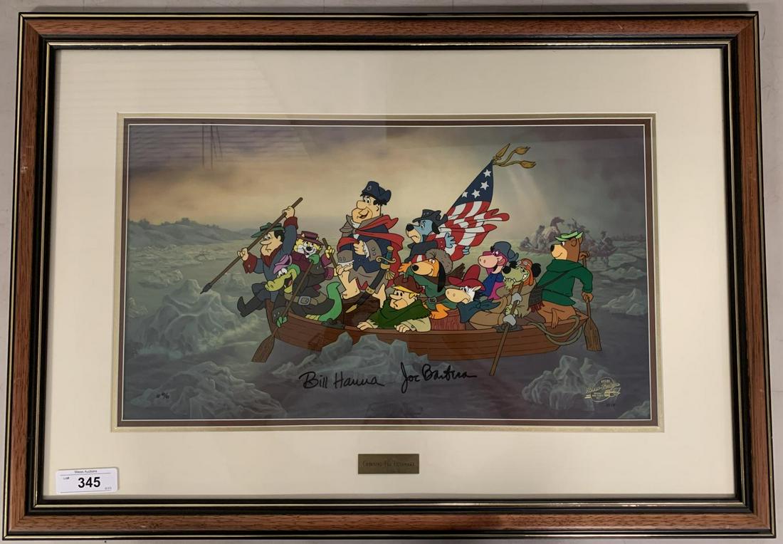 Signed Hanna/Barbera Ltd Cel Crossing the Delaware (1 of 5)