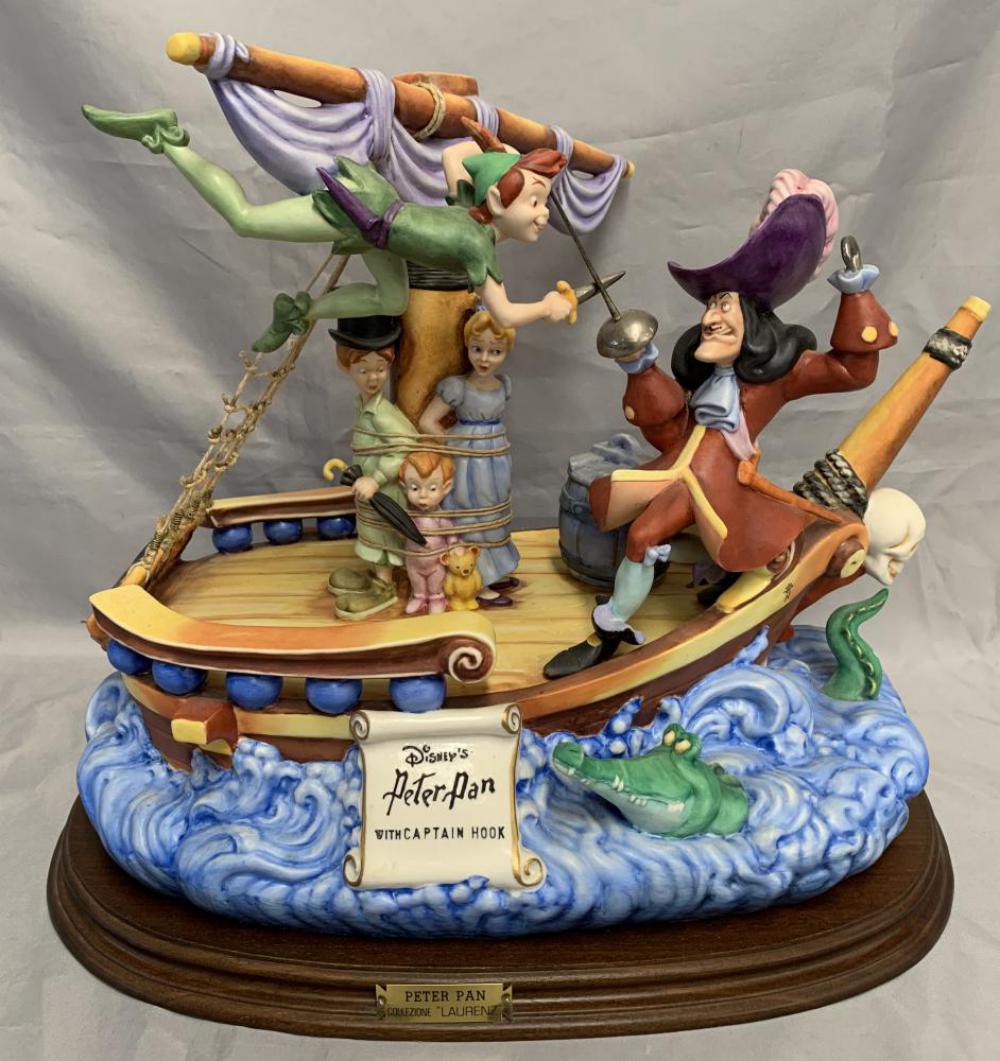 Disney Peter Pan Capodimonte, Limited Edition (1 of 6)