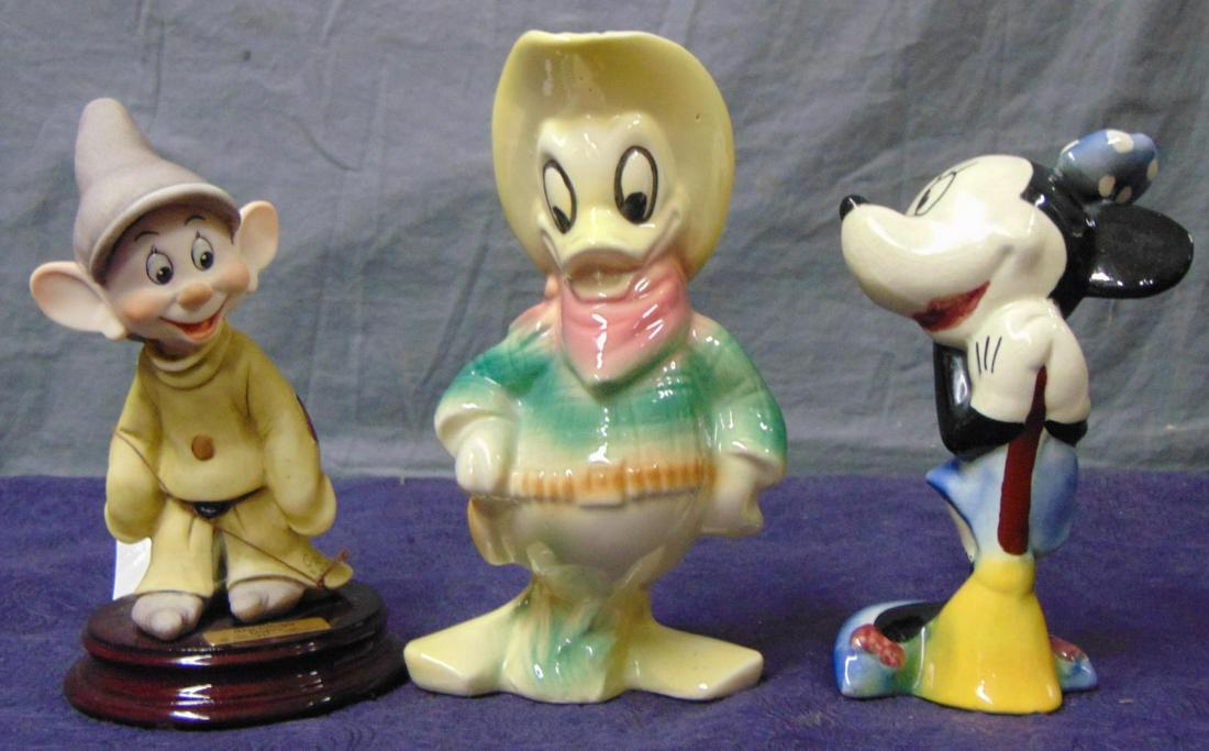 (3) Disney Character Figurine Lot (1 of 6)