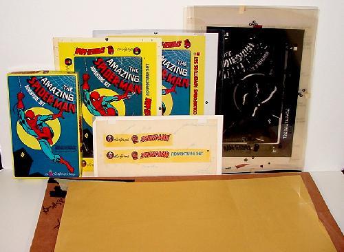 Amazing Spider Man Colorforms Original Art