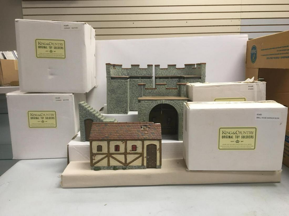 10pc King & Country Roman Fort, 9 Boxed (1 of 13)