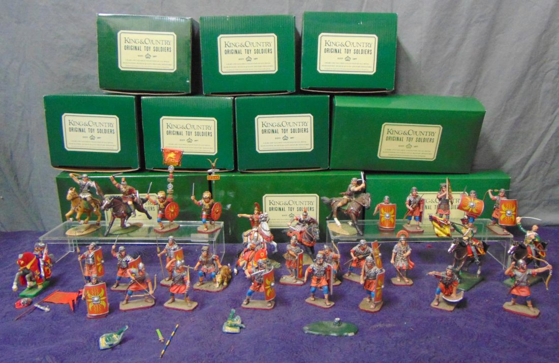 Large Lot Boxed King & Country Romans, Plus (1 of 5)