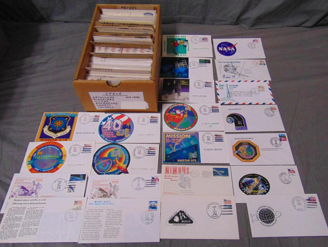 Space Cover Lot.: Includes Satellites, Planetary, Lunar, Astronomy, Comets etc.