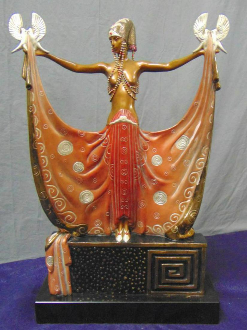 Erte. Limited Edition Bronze. Venus.: Limited Edition Erte Venus Bronze Statue. 24 inches tall by 15" x 4" at the base. Copyright 1987. From an Edition of 375.