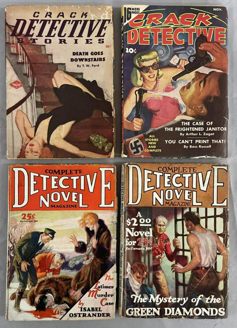 Detective Pulp Lot. (4) Issues. (1 of 3)