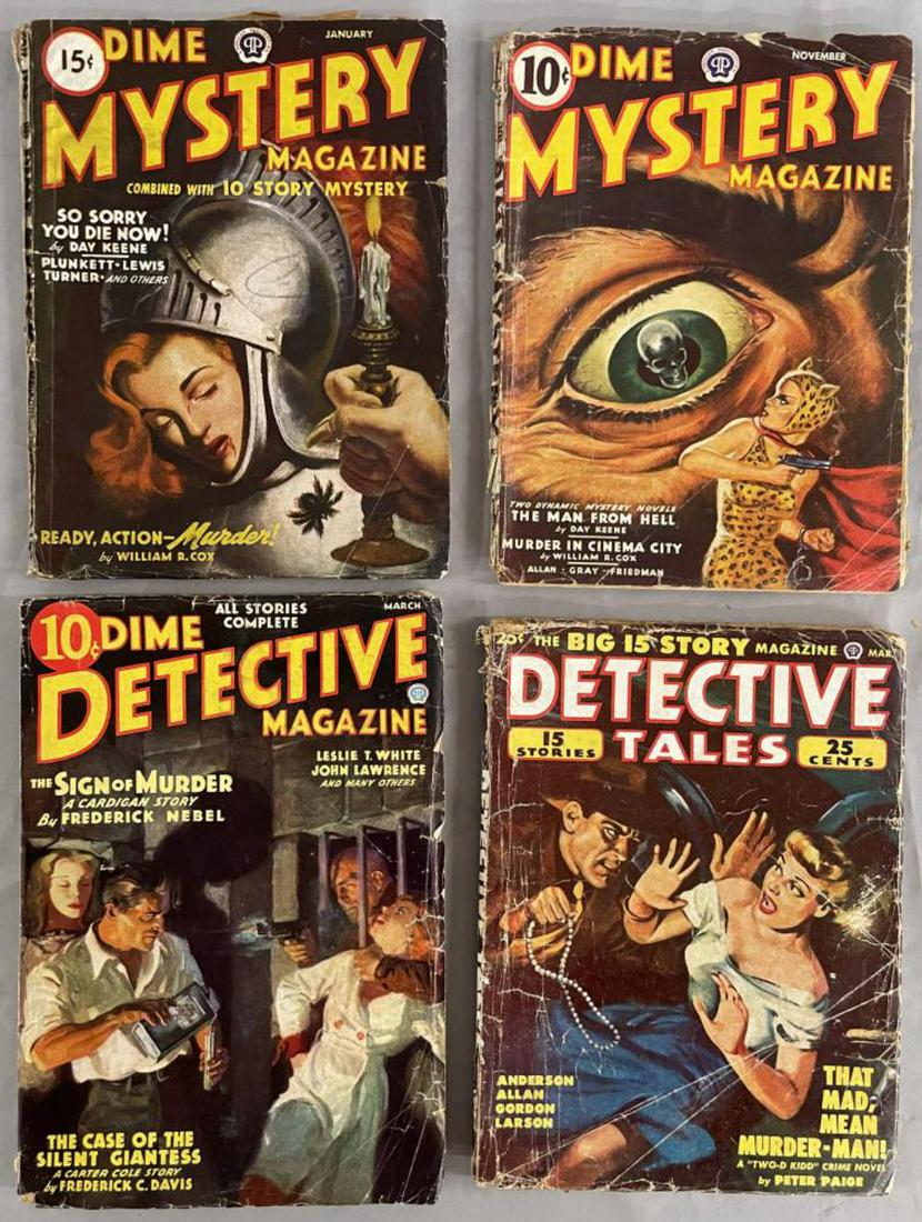 Detective Pulp Lot. (4) Issues. (1 of 3)
