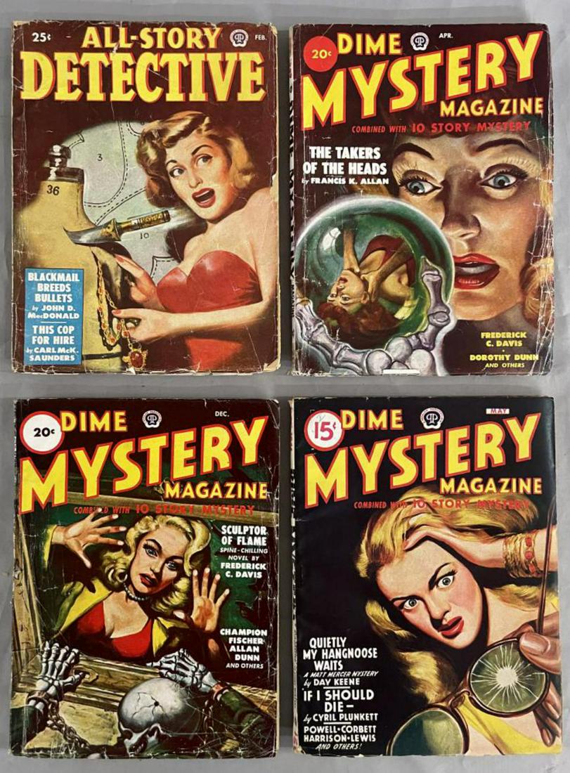 Detective Pulp Lot. (4) Issues. (1 of 3)