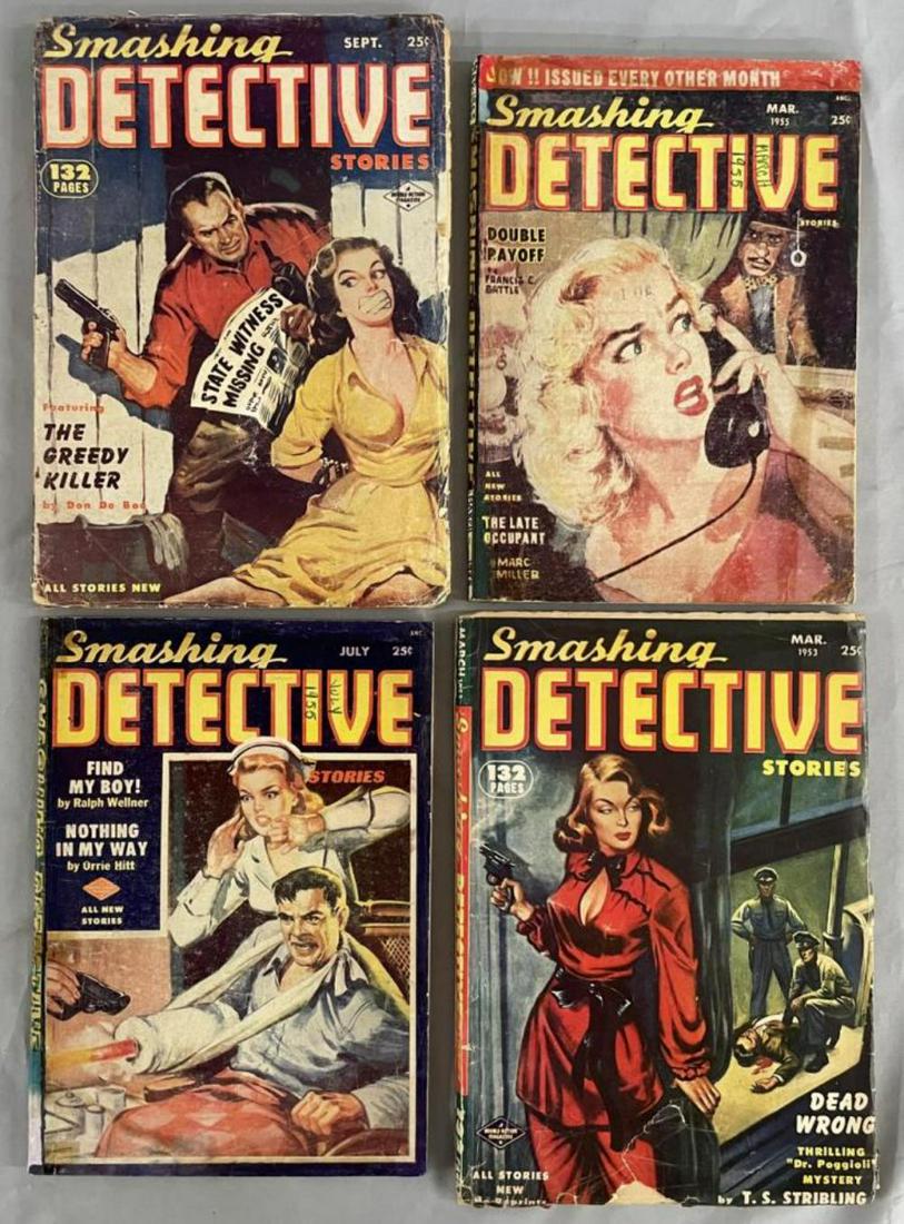Detective Pulp Lot. (4) Issues. (1 of 3)