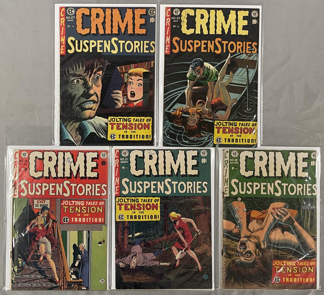 EC Crime SuspenStories. Lot of (5). (1 of 1)