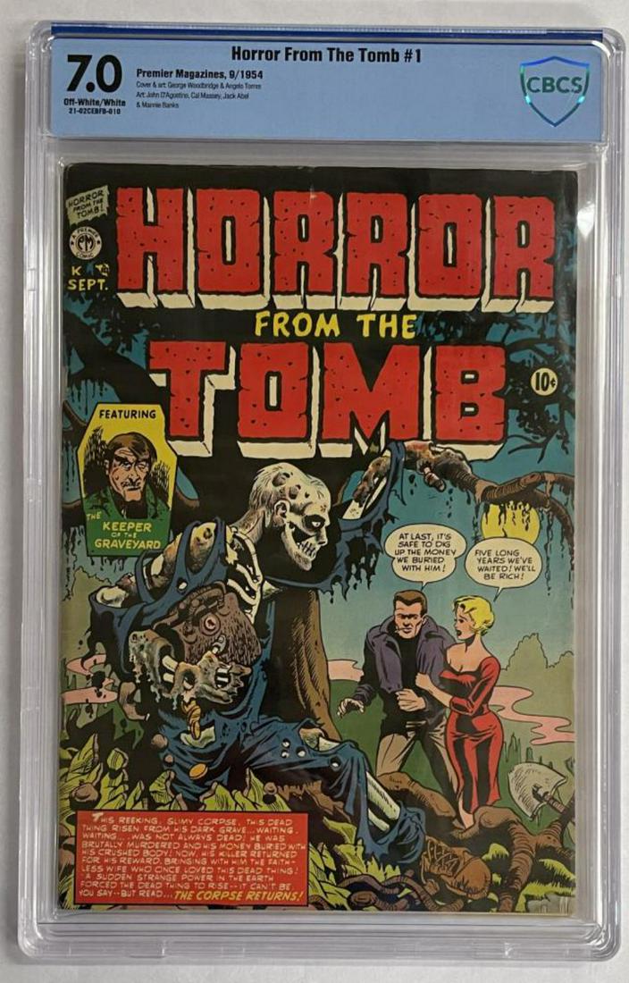 Horror From The Tomb. #1 CBCS Graded. (1 of 2)