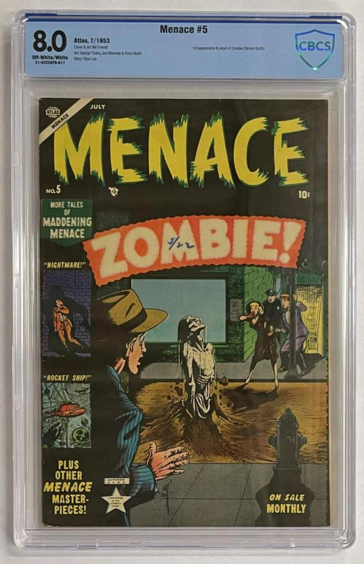 Menace Comics #5. CBCS Graded. (1 of 2)