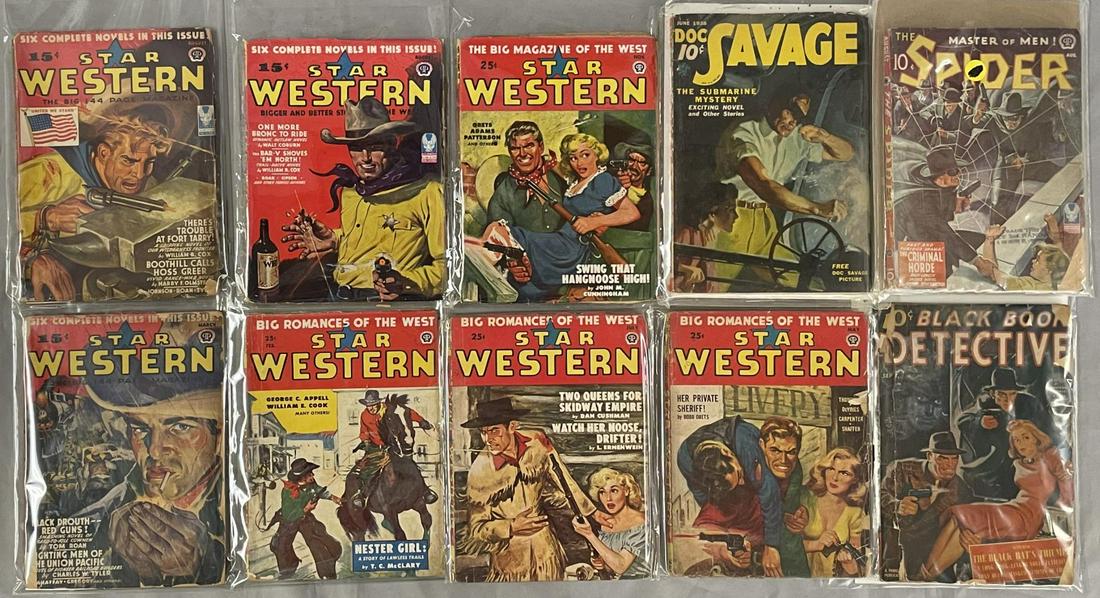 Pulp Lot. Mixed Grades. (50) Issues. (1 of 2)