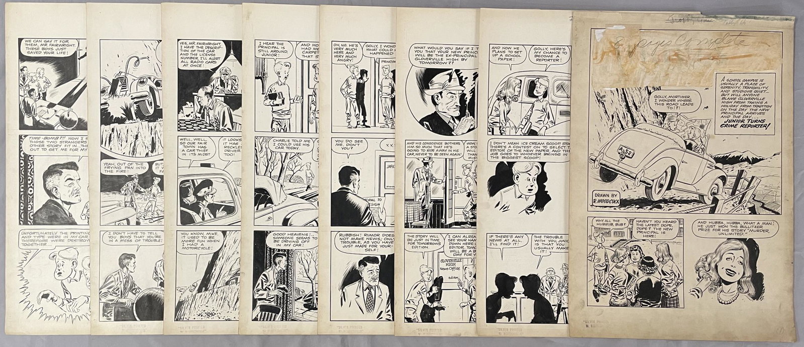 Complete 8 Page Comic Story. Golden Age. (1 of 5)