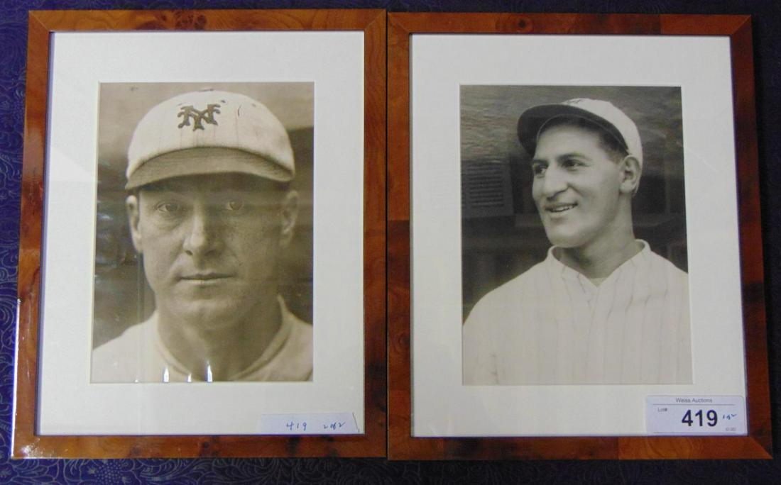 Lot of Two Great Conlon Baseball Photos. (1 of 3)