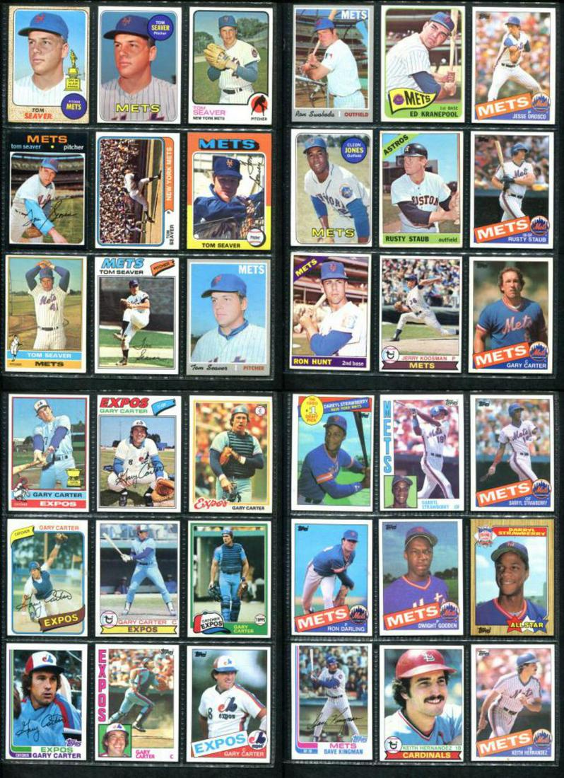 NY Mets Card Lot. (36) Cards. (1 of 9)