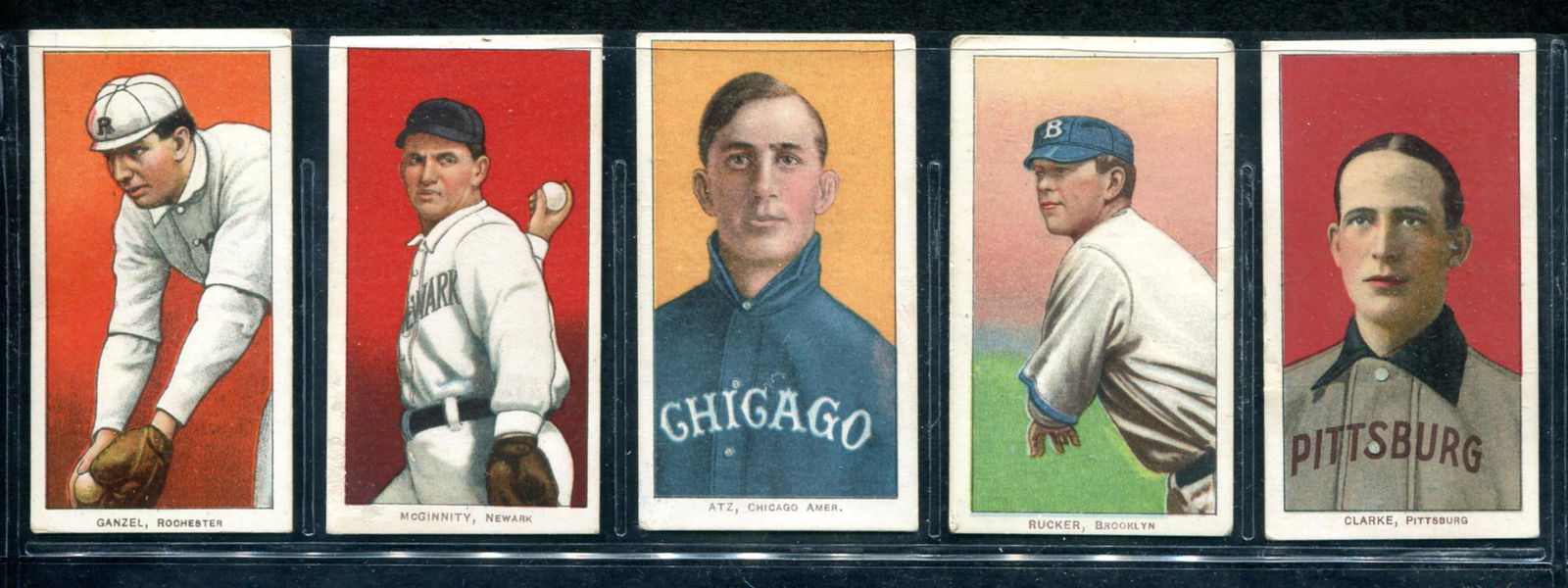 Lot of (5) T-206 Cards. (1 of 2)
