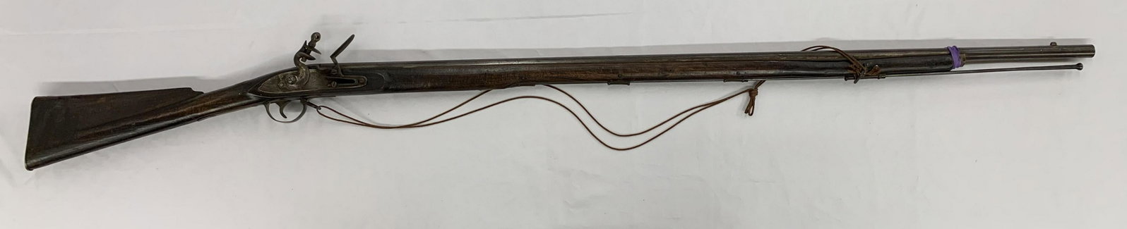 Copy of a Flintlock "Trade" Gun.: (Assembled) Late 1800's 61" long. From the Clint Miller Collection.