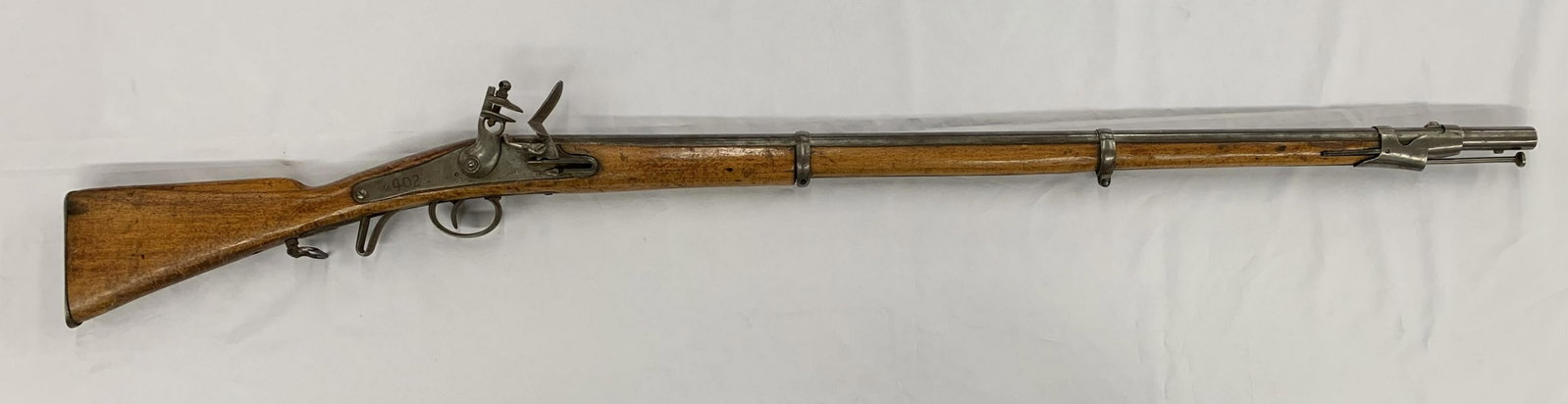 Belgian Assembled Flintlock Rifle.: 52 1/2" Long. From the Clint Miller Collection.