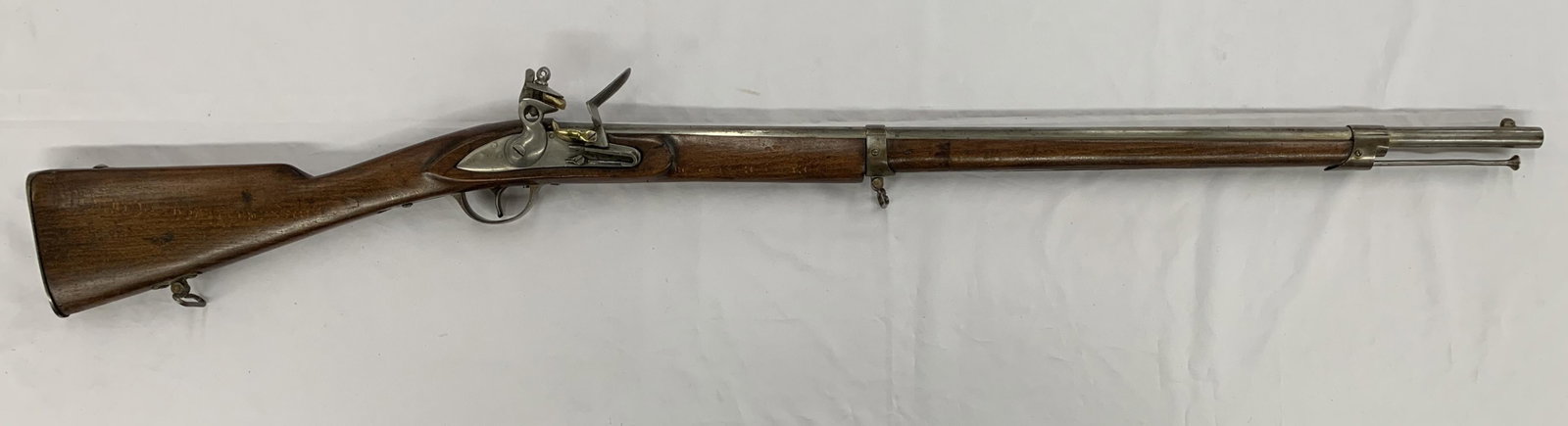 Assembled European Flintlock Rifle.: 19th century 48" long. From the Clint Miller Collection.