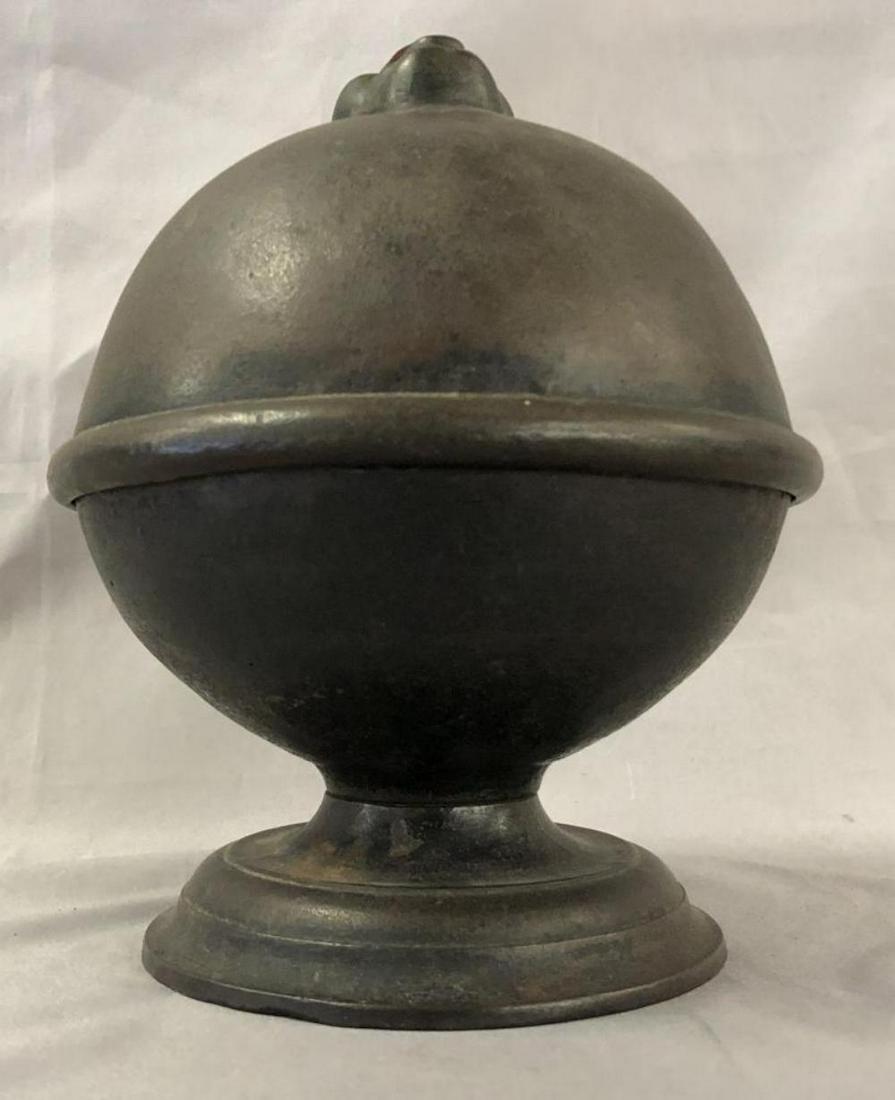 Cast Iron Black Americana String Holder.: 8" Tall. see images for details.