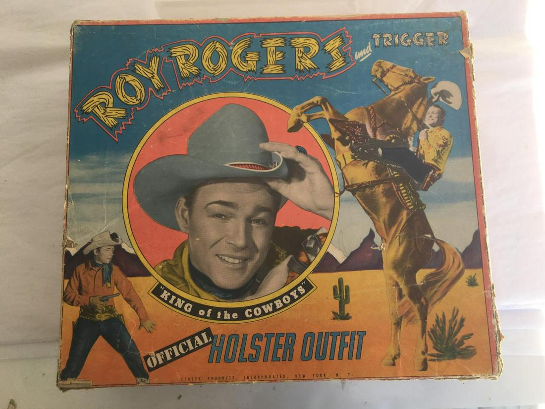 Roy Rogers and Trigger. Boxed Holster Set. (1 of 6)