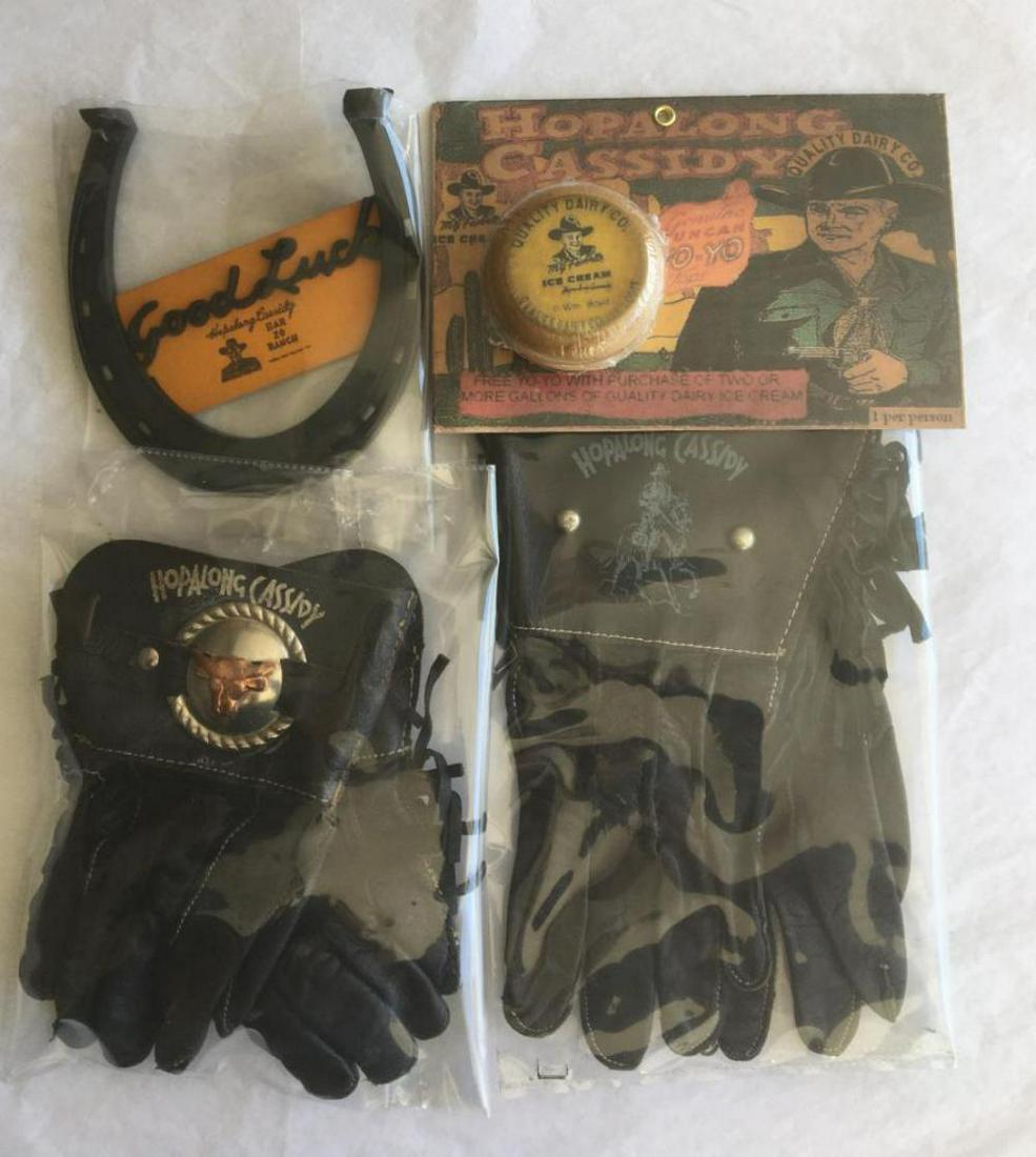 Hopalong Cassidy Four Piece Lot. (1 of 5)