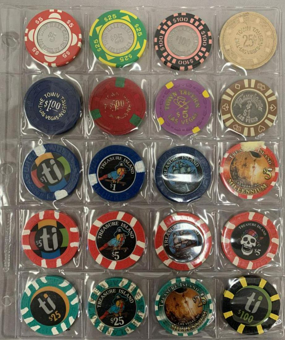 Casino Chip Lot. Hotels Letter "T". (1 of 12)