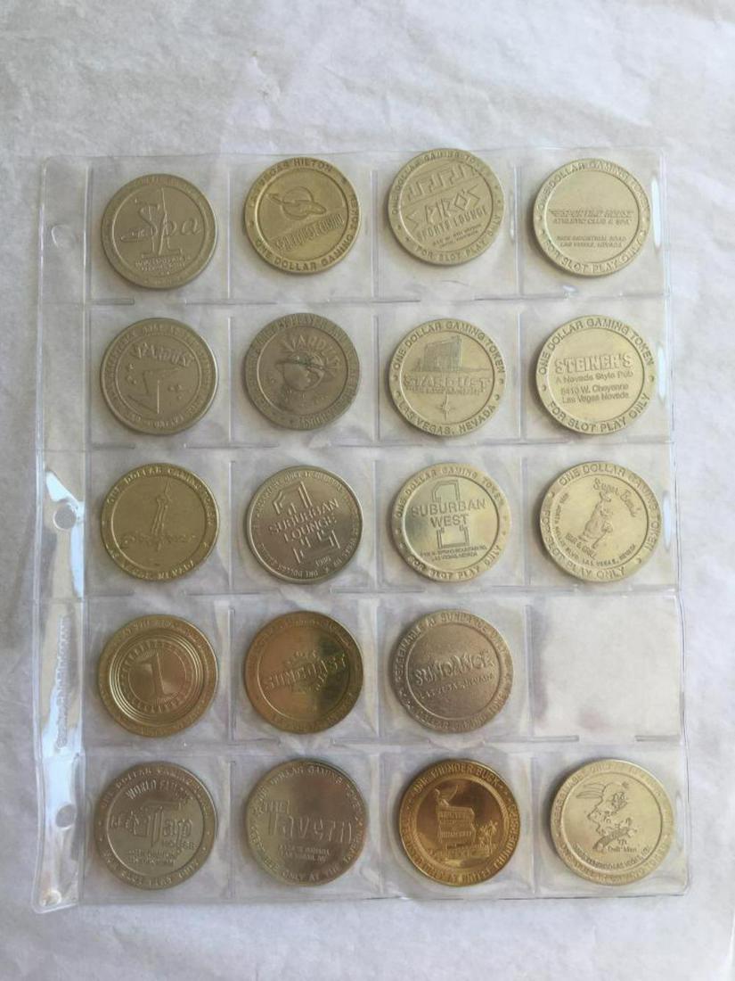 Huge Collection of One Dollar Gaming Tokens. (1 of 18)