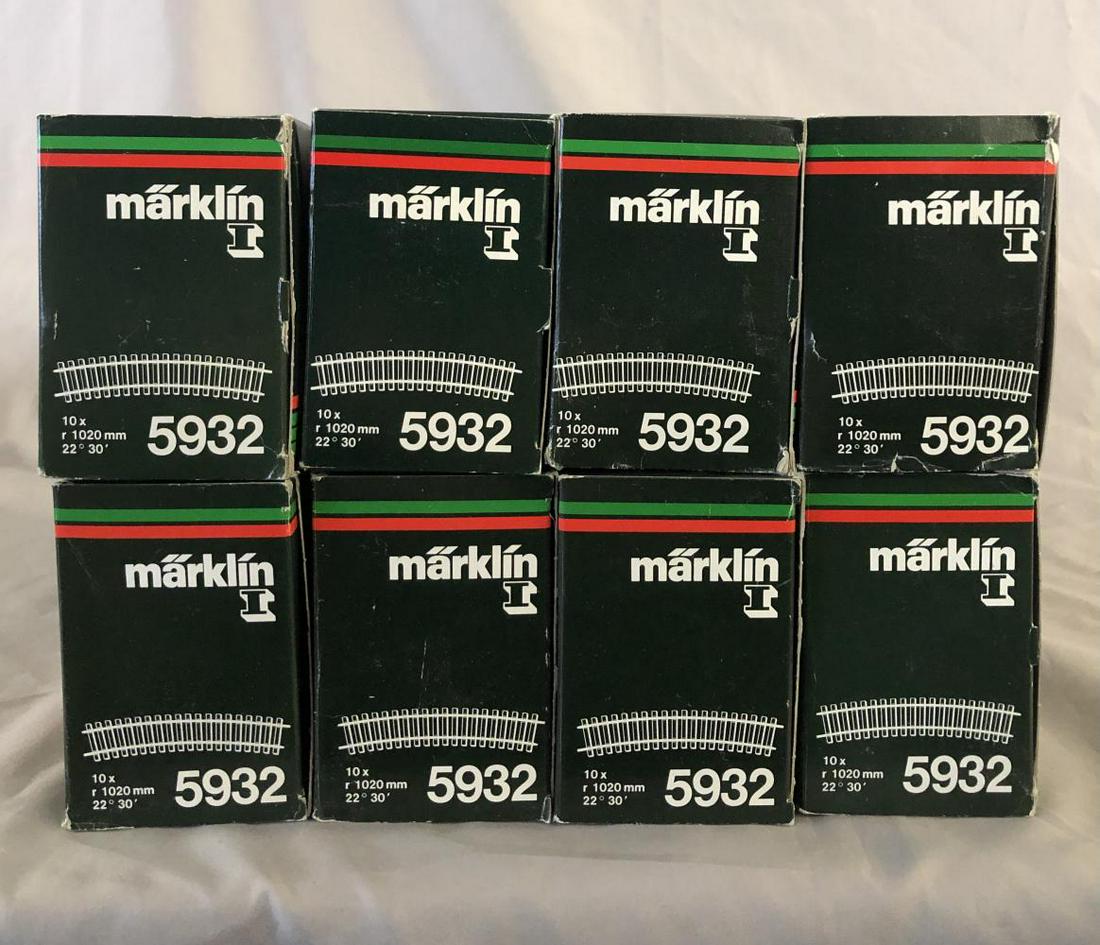 8 Boxes Marklin 1 Ga 5932 22 Deg Curve Track (1 of 1)