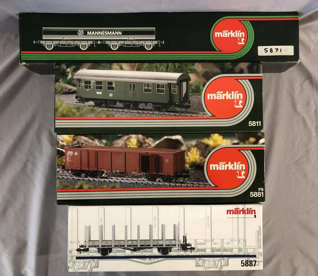 4 Marklin Ga 1 Freight Cars (1 of 2)