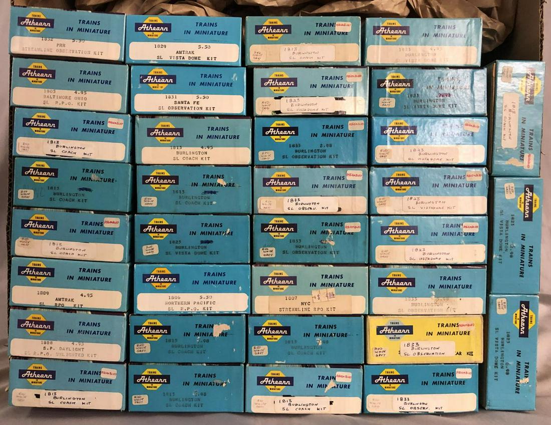 35 Boxed Athearn HO Passenger Car Kits (1 of 1)