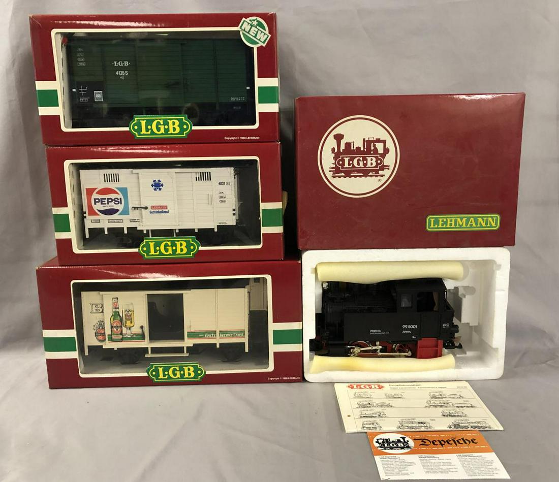 4pc LGB G Ga Steam Freight Train Set (1 of 2)