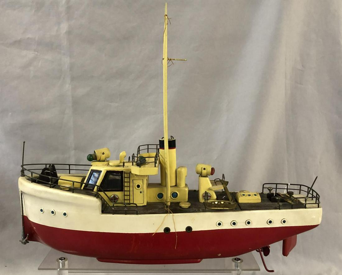 Nice Large Japanese Wooden Tug Boat (1 of 5)