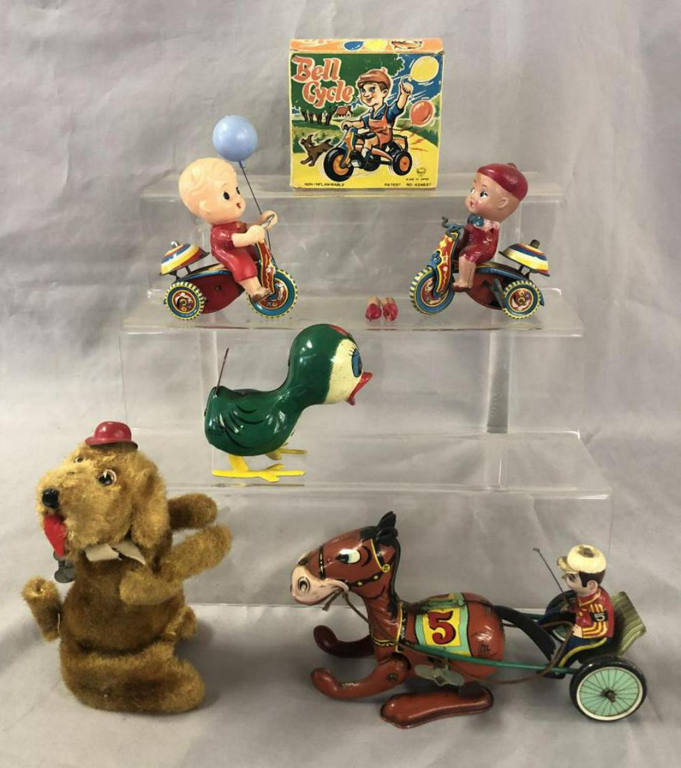 5 Japanese Wind-up Toys (1 of 2)