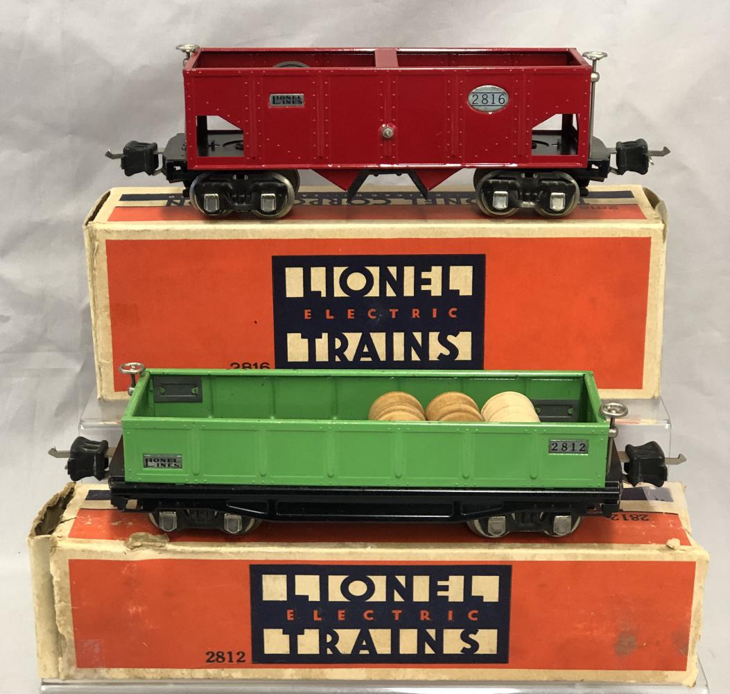 Clean Boxed Lionel 2816 & 2812 Freights (1 of 9)
