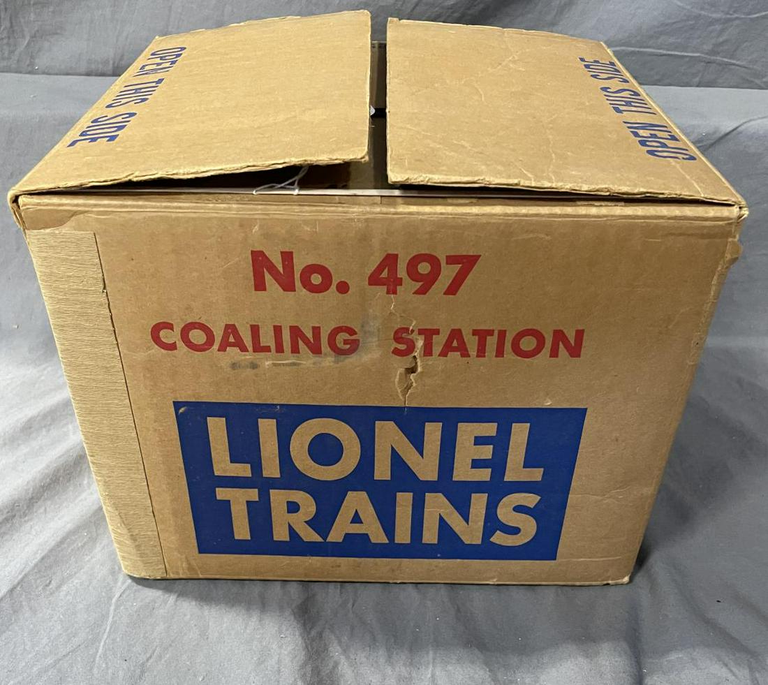 Scarce Boxed Lionel Light Green 497 (1 of 3)