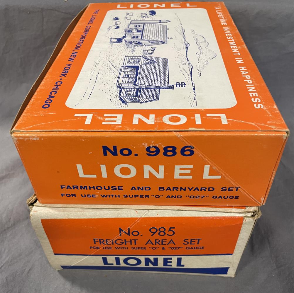 Boxed Lionel Plasticville 985 & 986 (1 of 4)