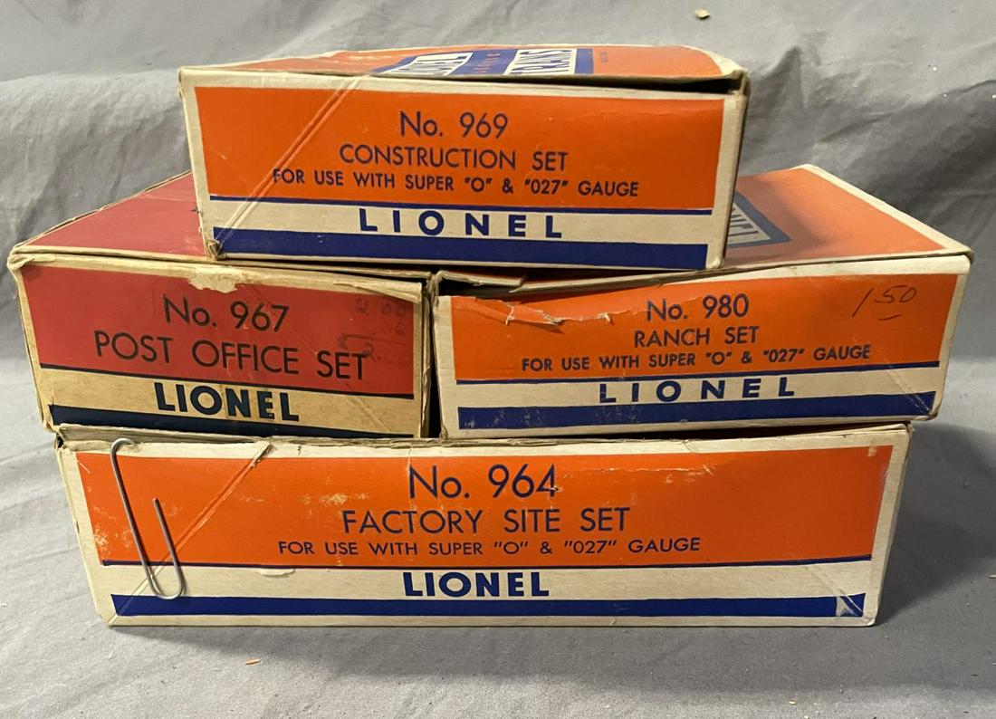 4 Boxed Lionel Plasticville Kits (1 of 5)