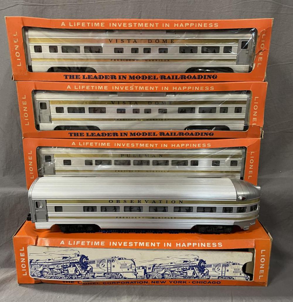 4 Boxed Lionel Presidential Cars (1 of 7)