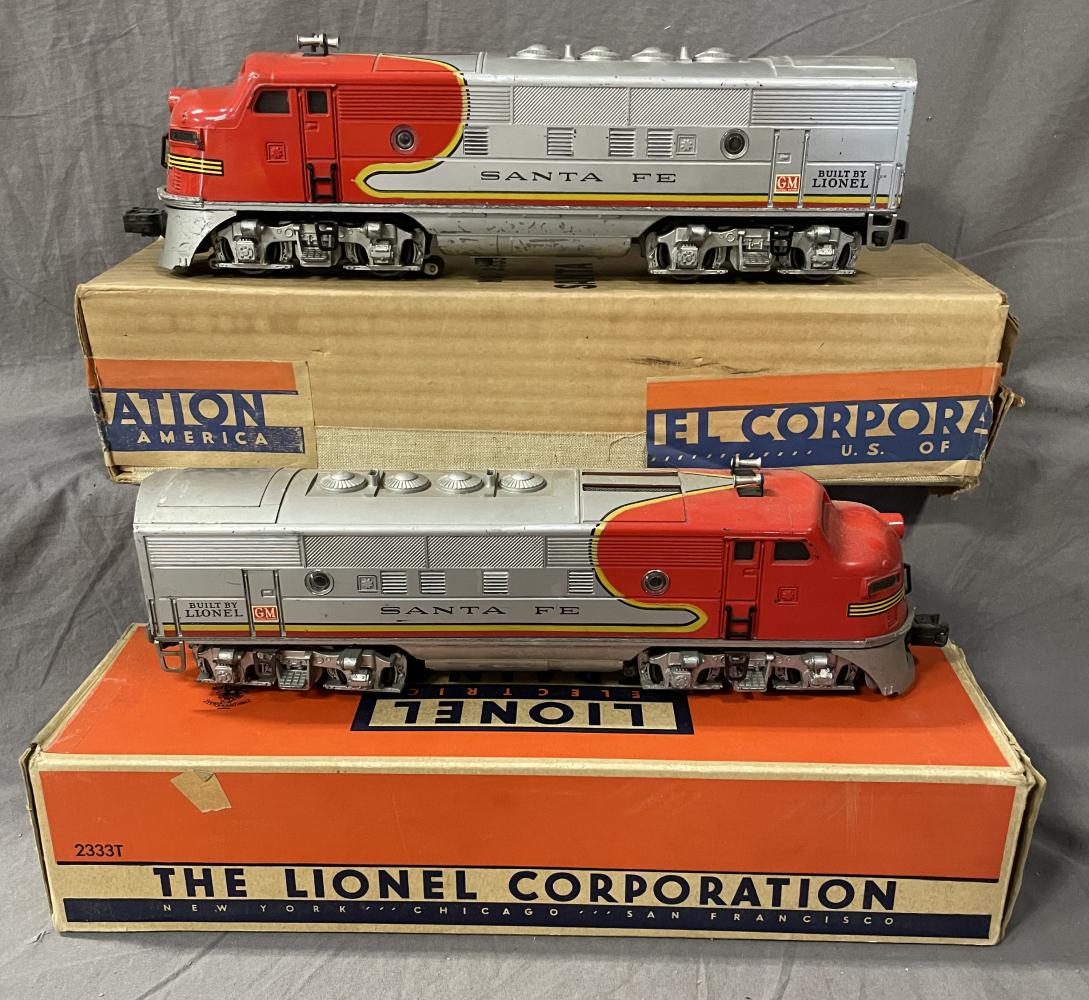 Boxed Early Lionel 2333 SF F3 AA Diesels (1 of 7)