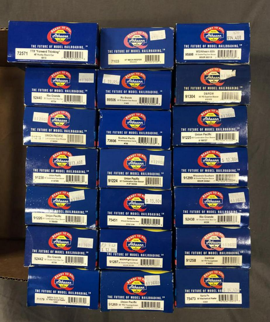 24 Boxed Athearn HO Freight Car (1 of 2)
